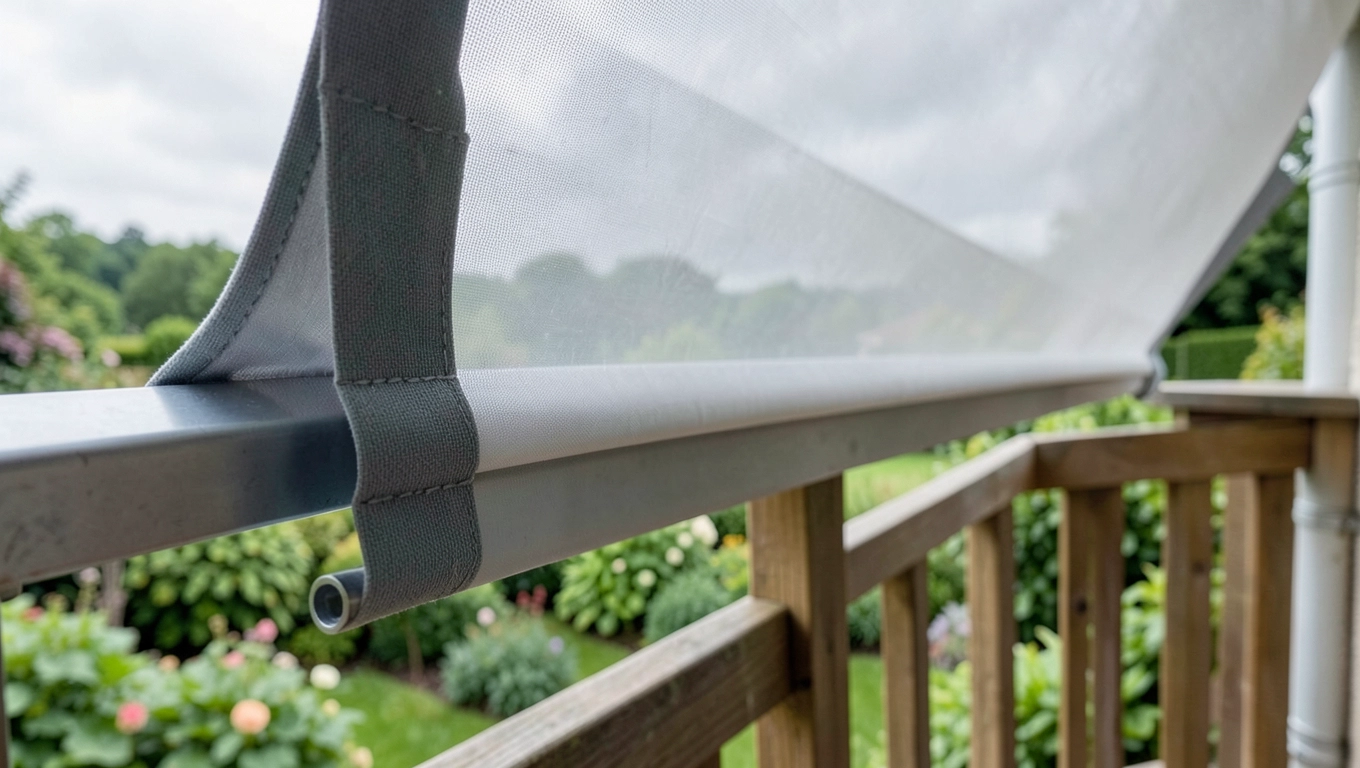 Roleta na taras od wiatru