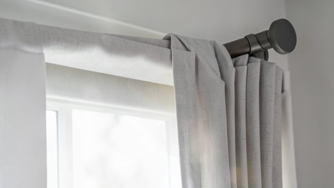 Roleta rzymska na karnisz tunel