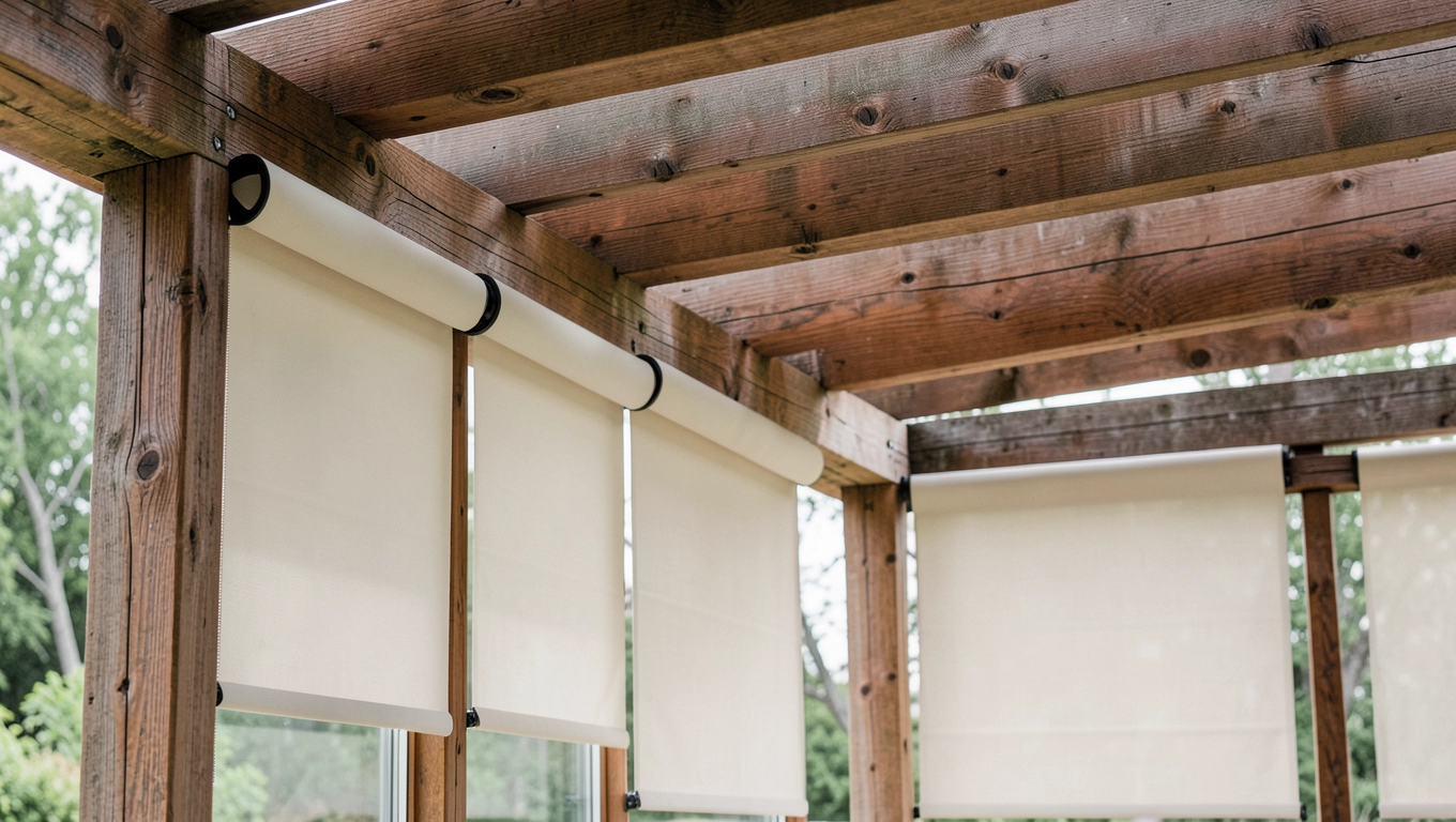 Rolety do altany DREWNIANEJ