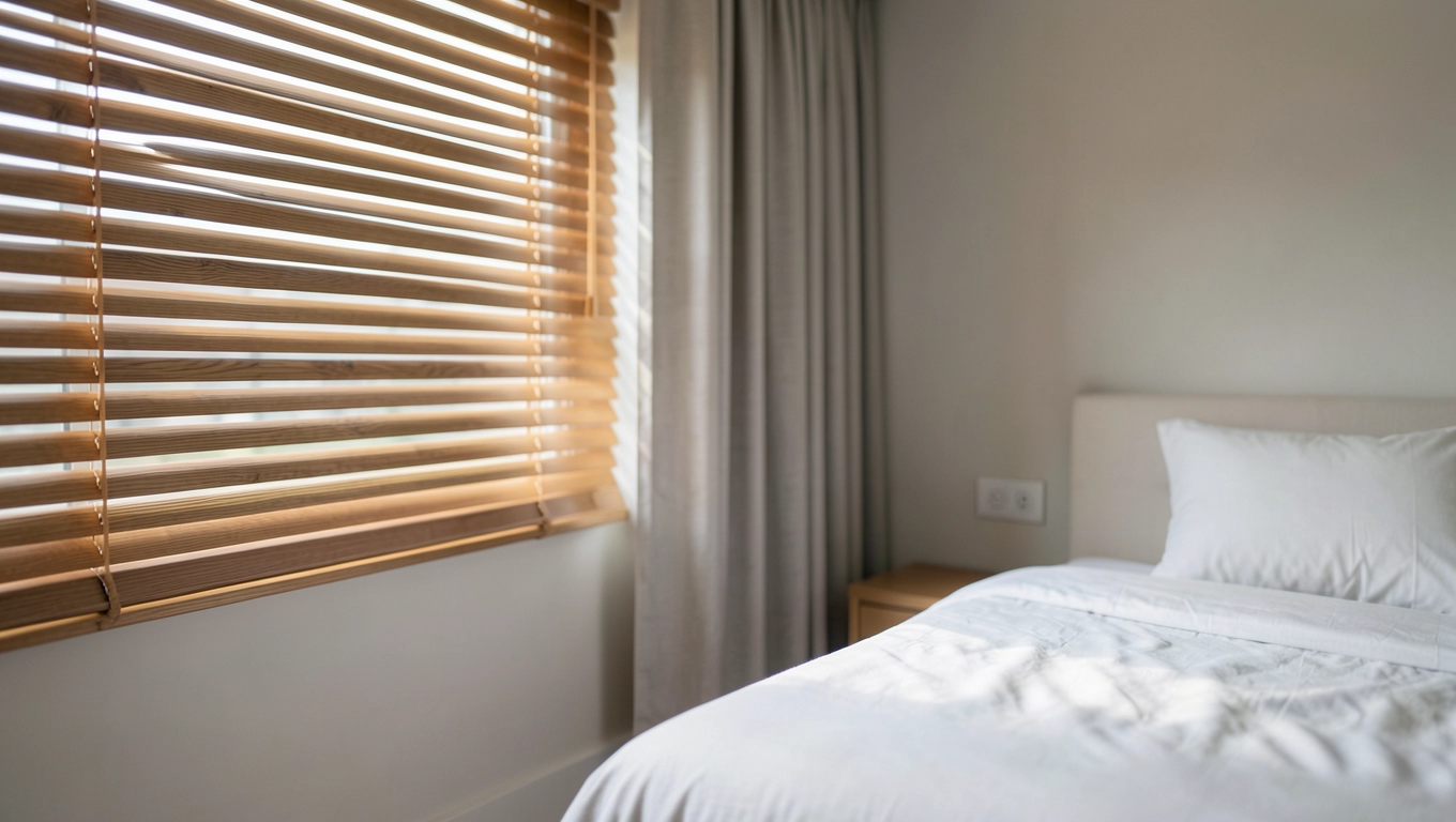 Rolety drewniane do sypialni