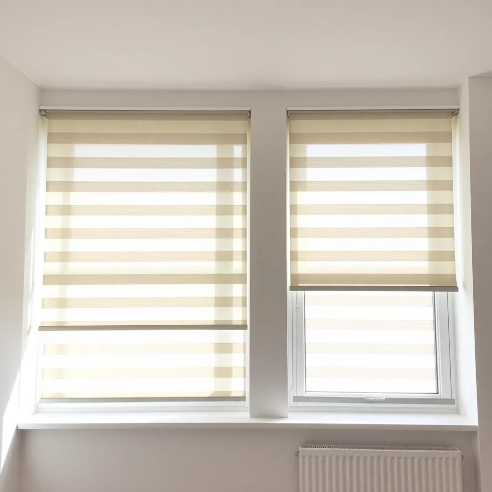 Rolety dzień noc montowane do sufitu