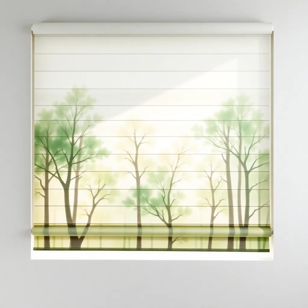 Rolety dzień noc z nadrukiem