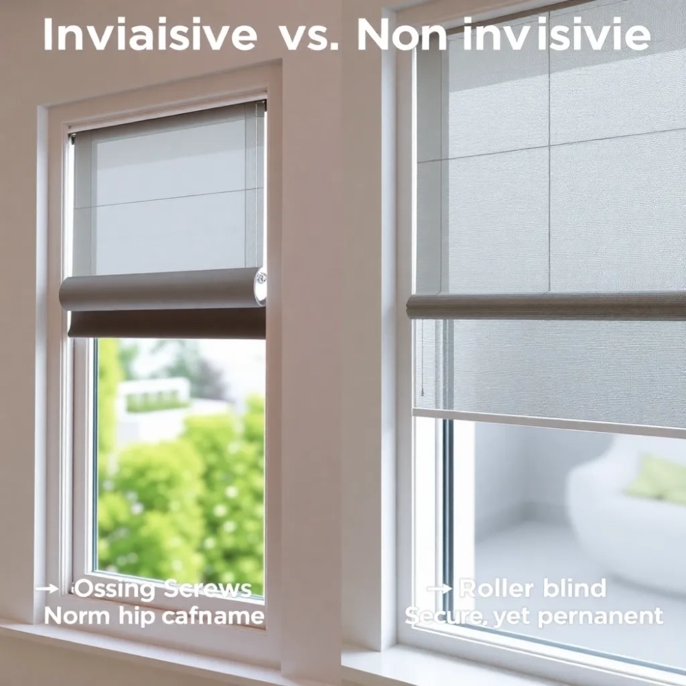 Rolety inwazyjne czy bezinwazyjne