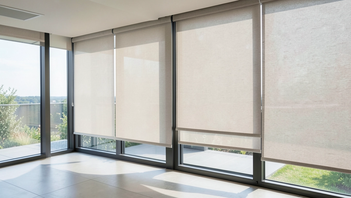 Rolety na duże okna tarasowe