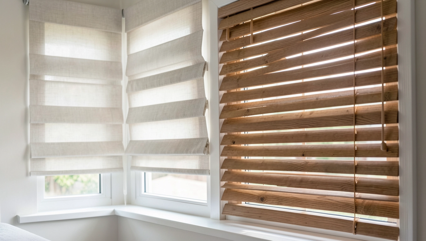 Rolety rzymskie czy żaluzje drewniane