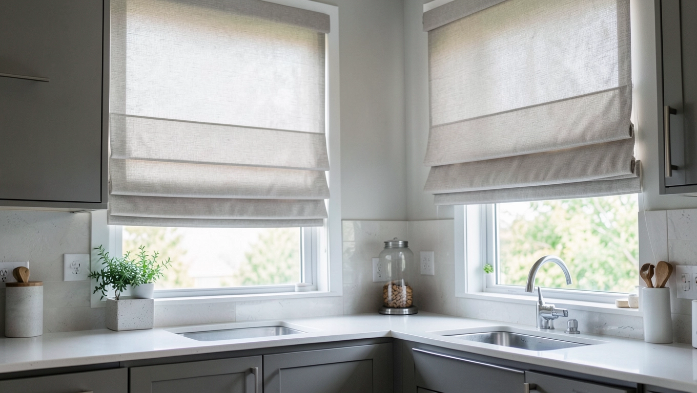 Rolety rzymskie do kuchni