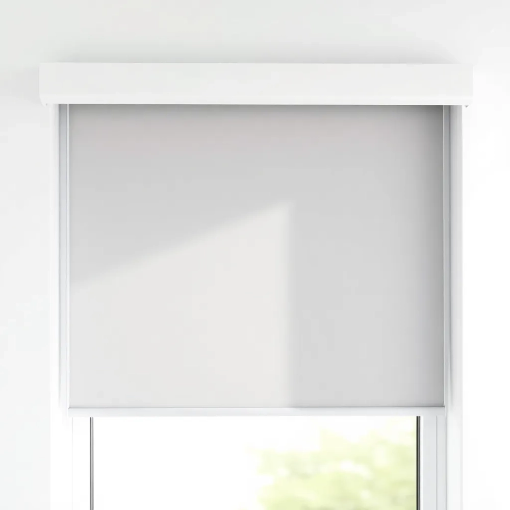 Rolety w kasecie z prowadnicami bezinwazyjne