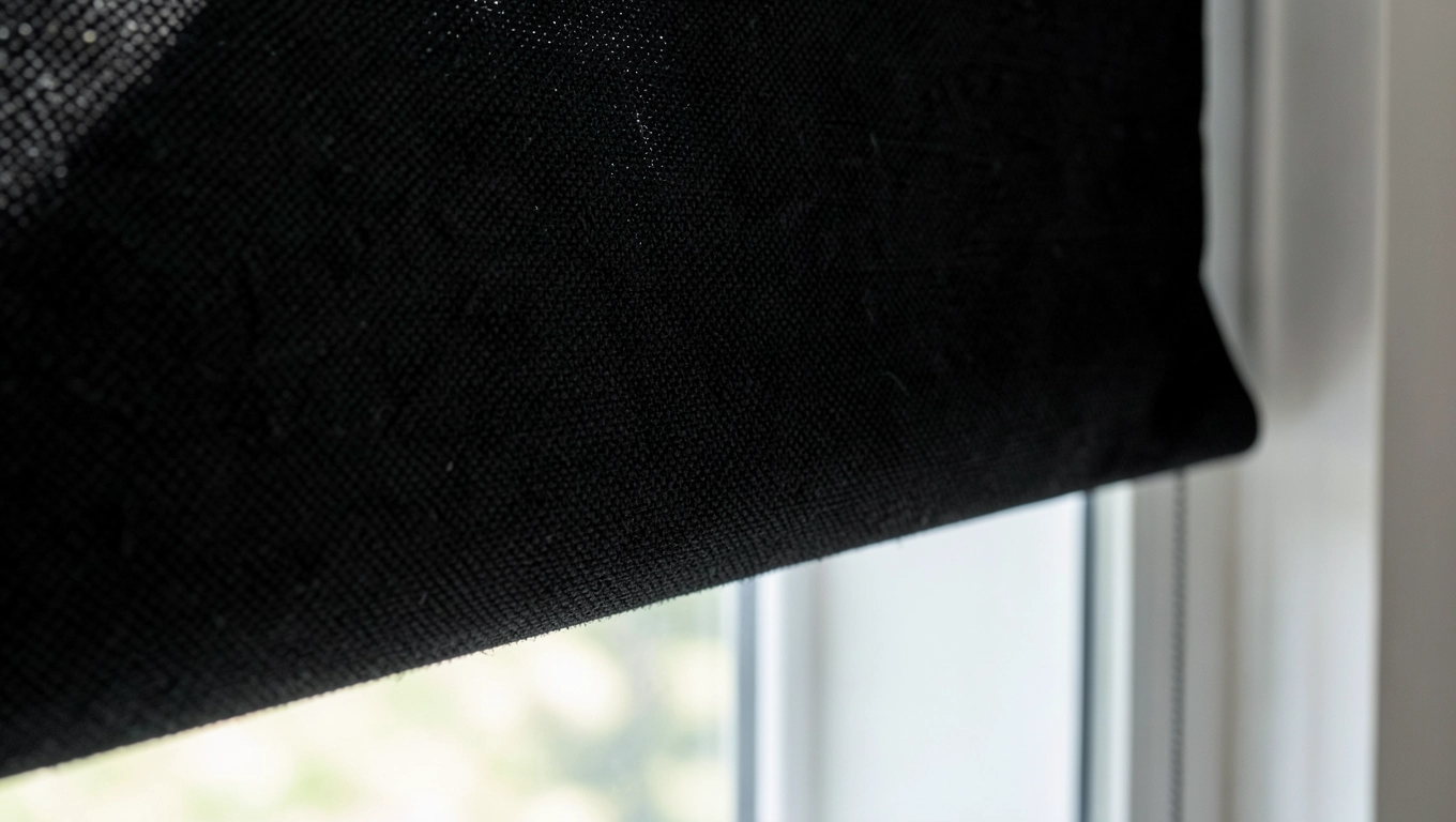 Rolety wewnętrzne zaciemniające z prowadnicami