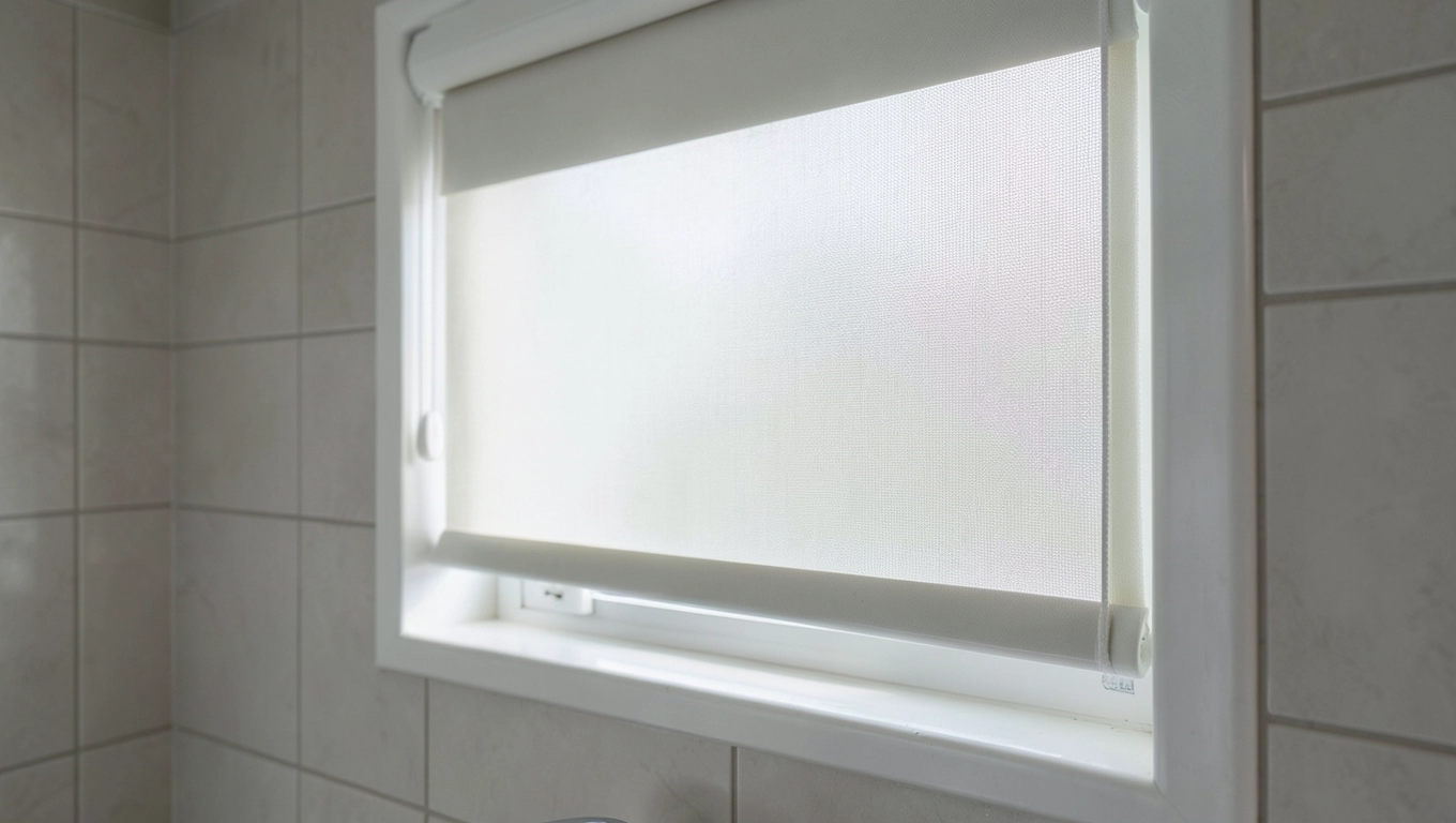 Rolety z poliestru do łazienki
