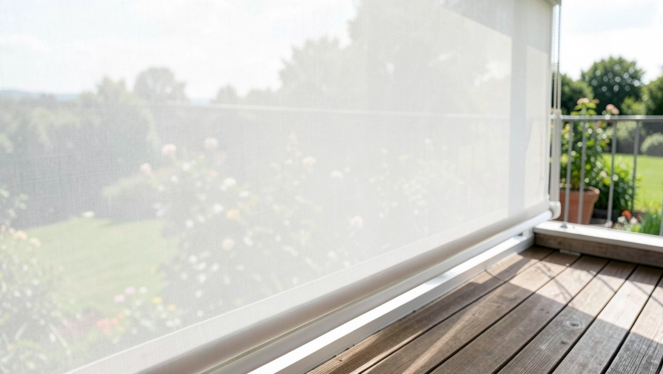 Rolety zewnętrzne przezroczyste na taras