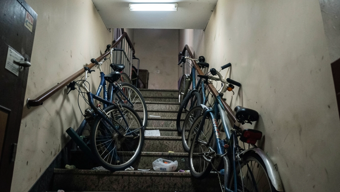 Rowery na klatce schodowej gdzie zgłosić