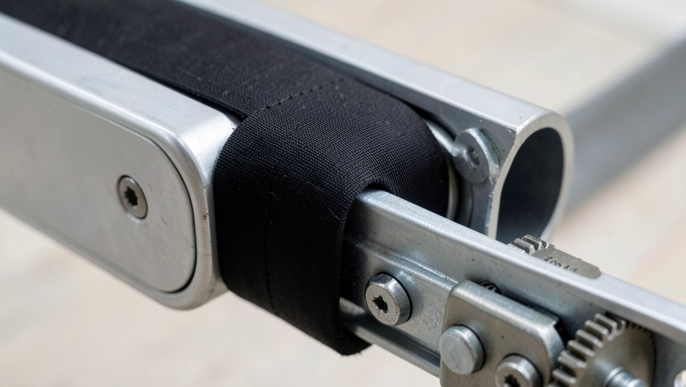 Rurka nawojowa i mechanizm rolety wewnętrznej