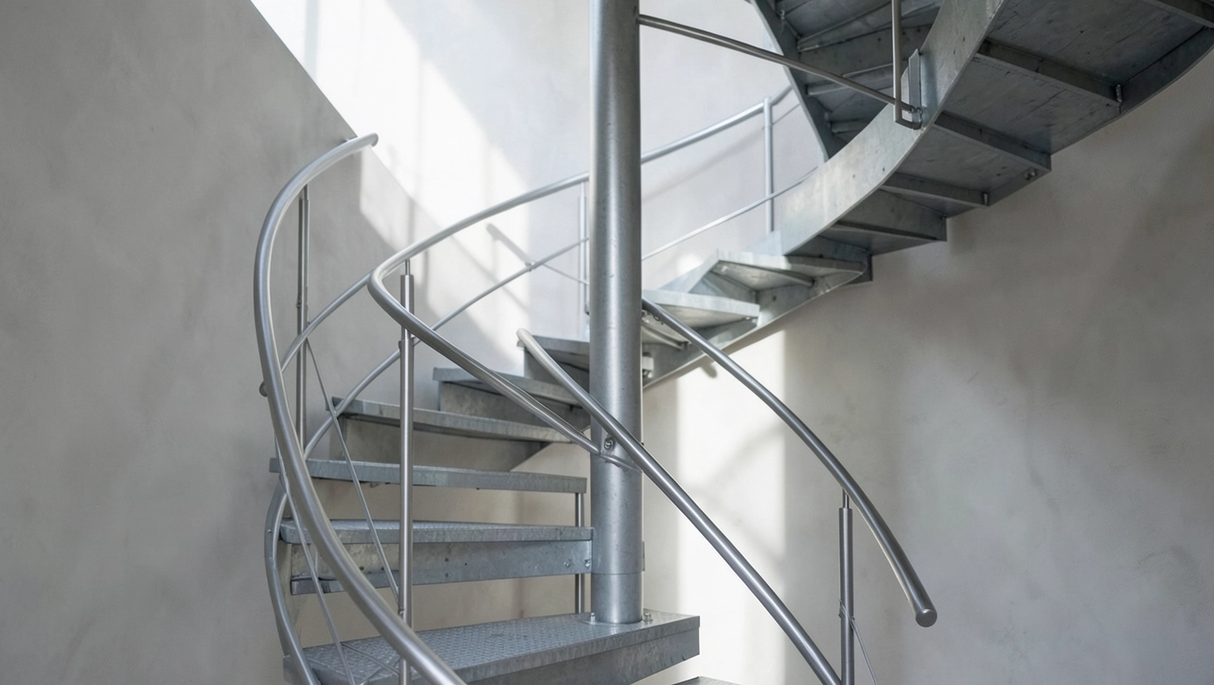 Schody kręcone z montażem