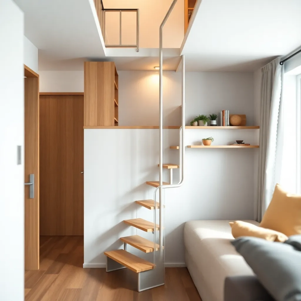 schody które zajmują mało miejsca