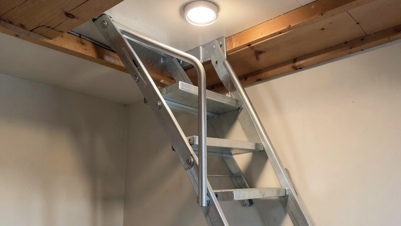 Schody na strych metalowe