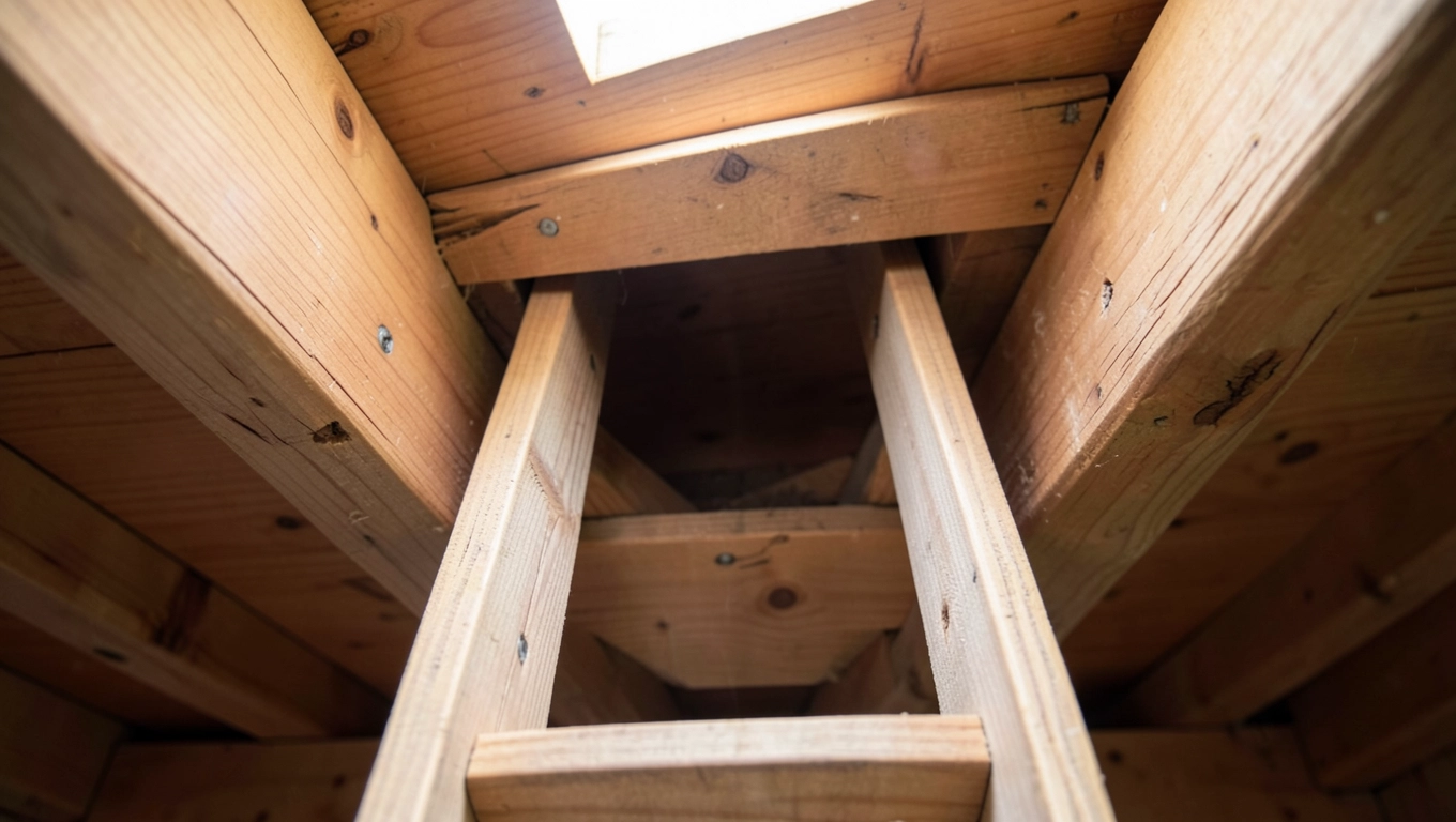 Schody na strych wymiary otworu