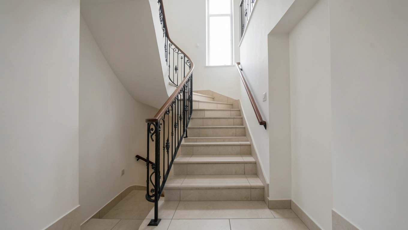 Schody w wiatrołapie