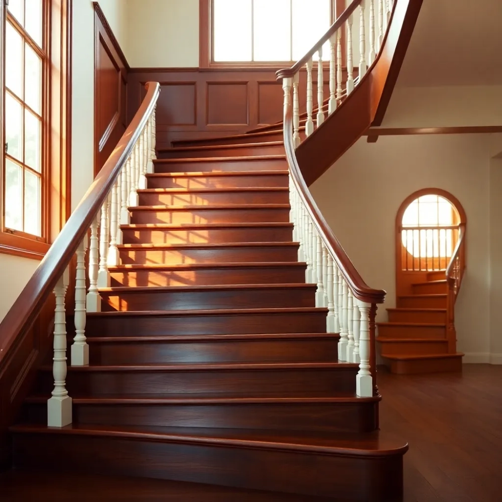 Schody wachlarzowe a kręcone