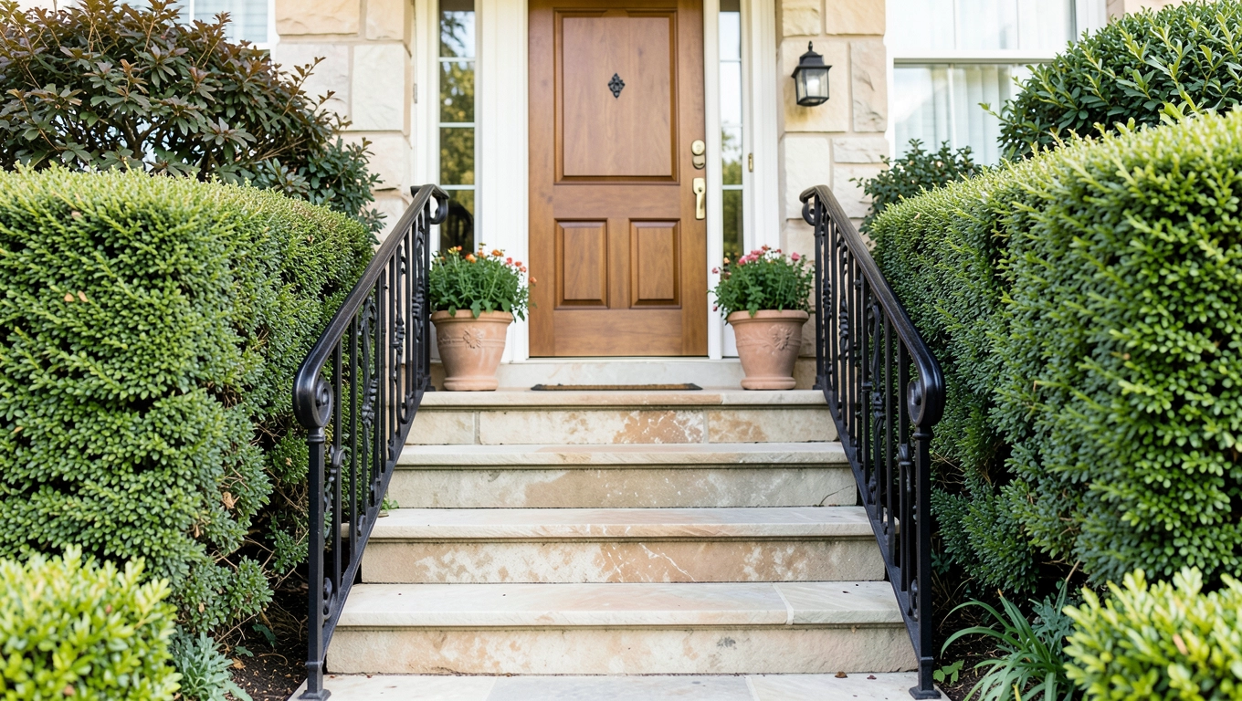 Schody wejściowe do domu inspiracje