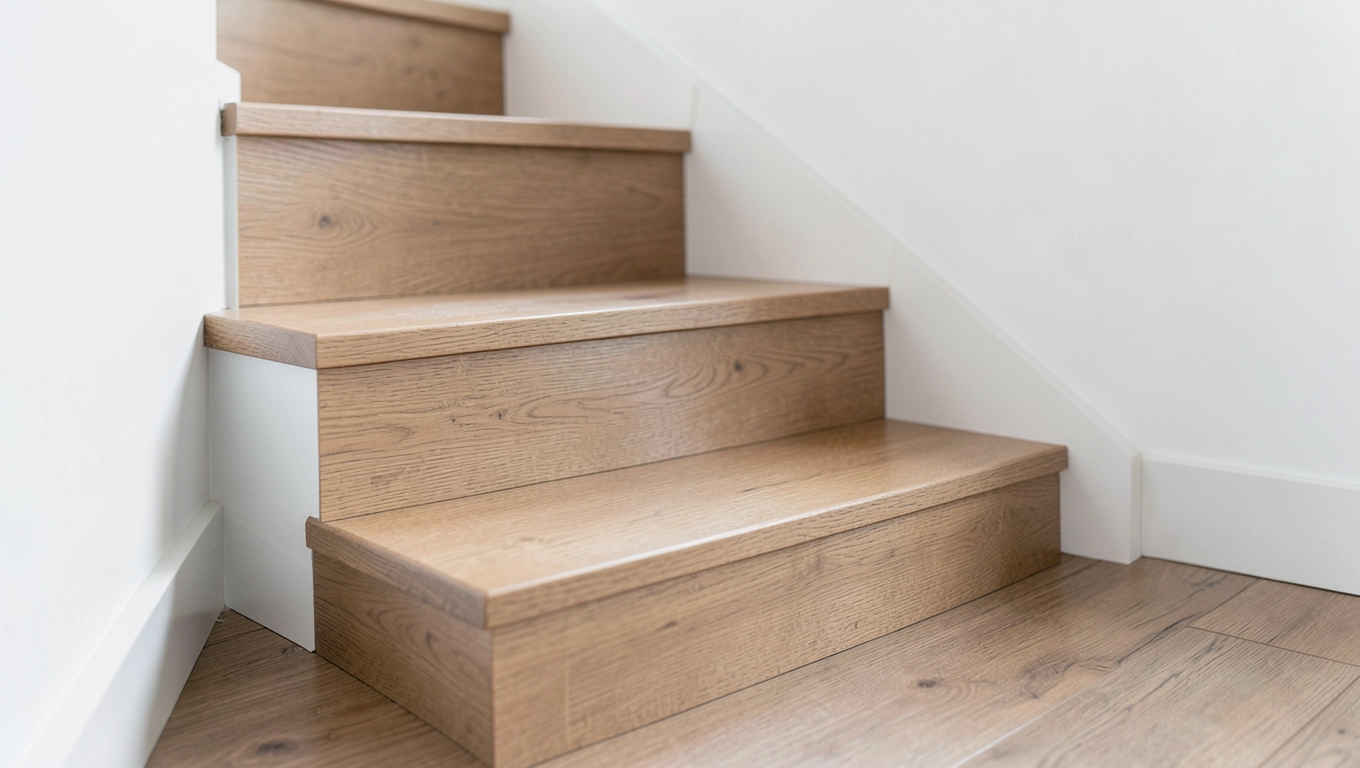 schody z paneli podłogowych