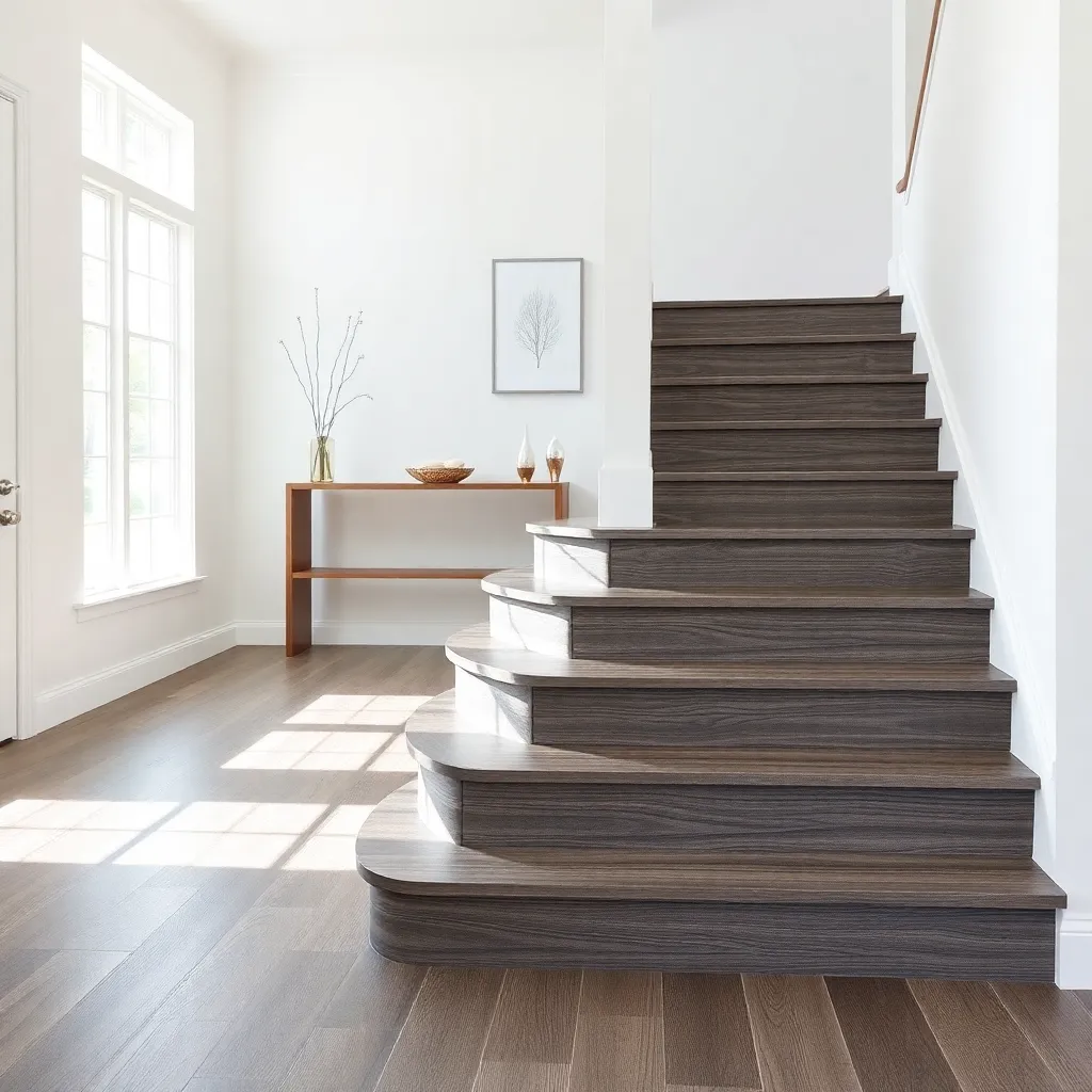 Schody z paneli winylowych COREtec