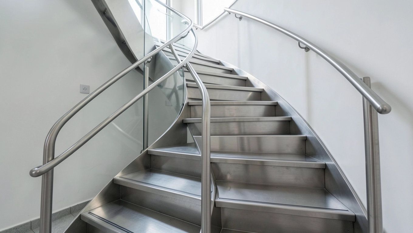 Schody zabiegowe metalowe cena