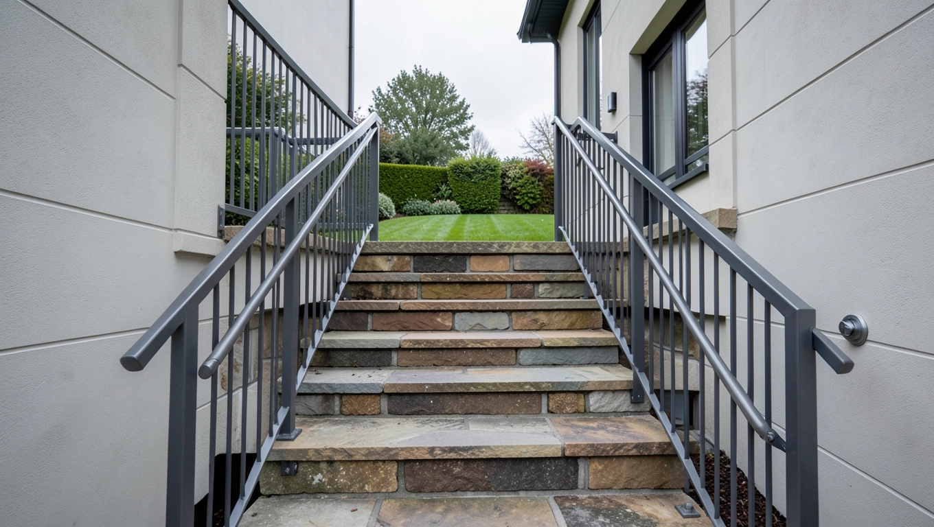 Schody zewnętrzne do domu