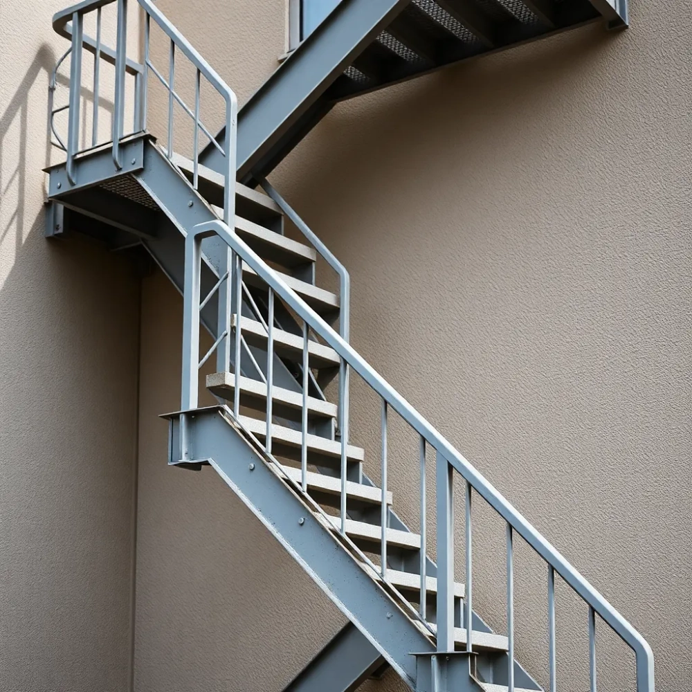 Schody zewnętrzne wymagania ppoż