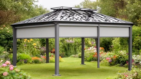 Altana metalowa z roletami