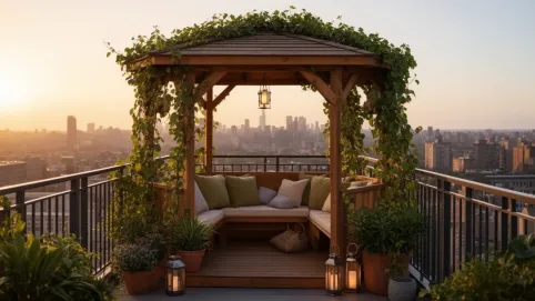 altana na balkon w bloku