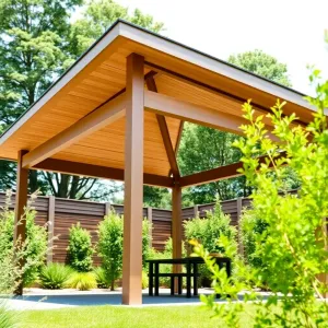 Altana z dachem jednospadowym