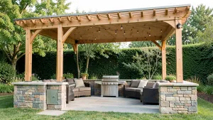 Altana z grillem projekt