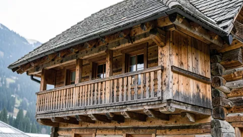 Altany góralskie z bali