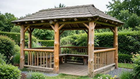 Altany ogrodowe z bali cena