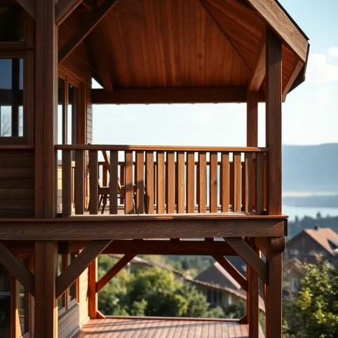 Balkon Drewniany Na Słupach Cena