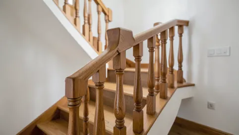 Balustrada drewniana schody wewnętrzne cena za metr Poznań