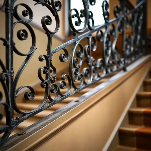 Balustrady schodowe kute wzory