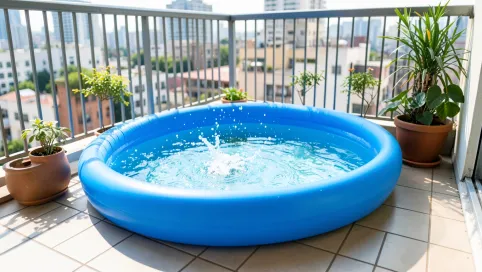 Basen na balkon dla dzieci