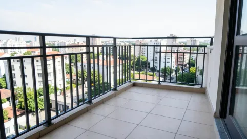 Brak spadku na balkonie