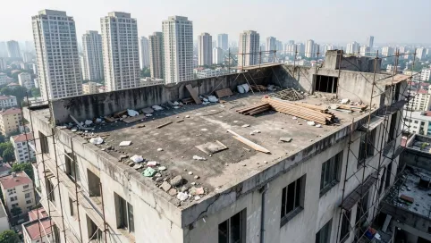 Brak wspólnoty a remont dachu w bloku