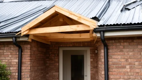 Budowa zadaszenia nad wejściem pozwolenie