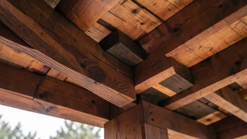 Cena drewna na zadaszenie tarasu