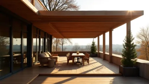 Cena drewna na zadaszenie tarasu Łódź