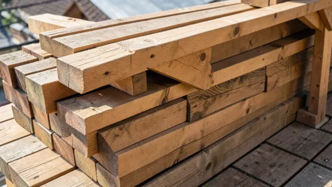 Cena drewna na zadaszenie tarasu Wrocław