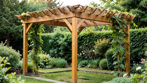 cena pergoli drewnianej