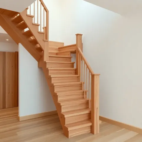 Cena schodów drewnianych samonośnych