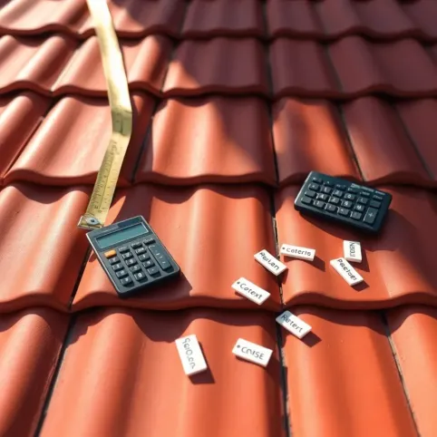 Cena za metr położenia dachówki