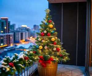 Choinka na balkon