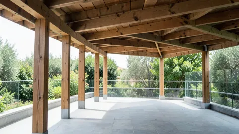 Co ile słupy pod zadaszenie tarasu