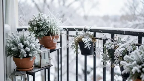 Co na balkon zimą
